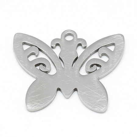 Non-Tarnish 201 Stainless Steel Stamping Blank Tag Pendants STAS-T008-008-1-1