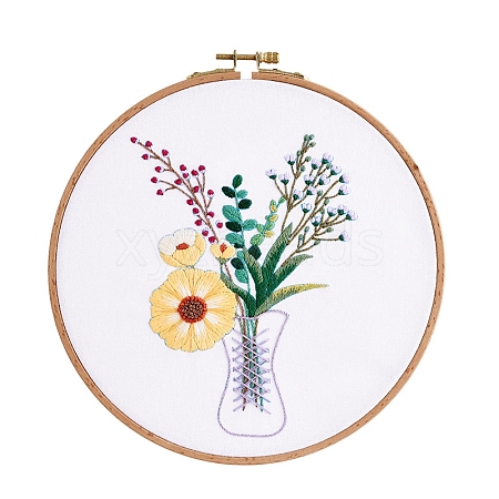 Flower Pattern Embroidery Kits PW-WGC5DA1-02-1