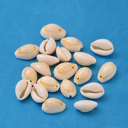 Natural Cowrie Shell Pendants BSHE-Q297-3-1