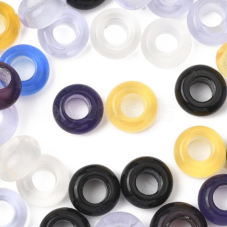 30Pcs Glass European Beads GLAA-YW0005-25-1