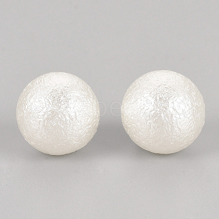 Imitation Pearl Acrylic Beads X-ACRP-R008-6mm-02-1