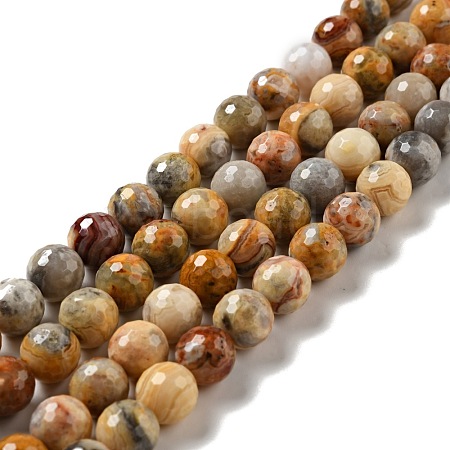 Natural Crazy Lace Agate Beads Strands G-E571-36C-1