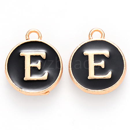 Golden Plated Alloy Charms X-ENAM-S118-02E-1