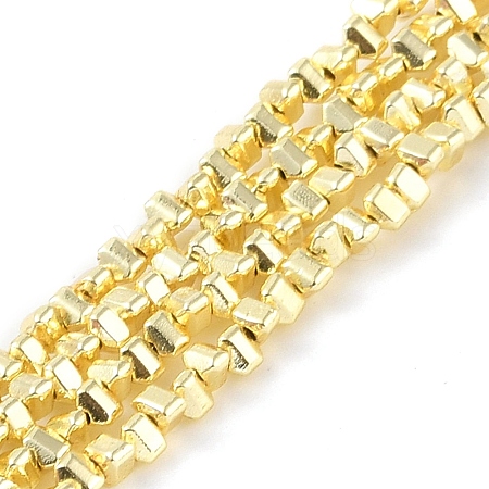 Electroplated Synthetic Non-Magnetic Hematite Beads Strands G-U003-14A-1