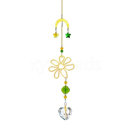 Crystal Glass Sun Catcher Pendant PW-WG7D6DF-01-1