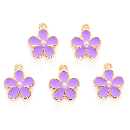 Alloy Enamel Charms ENAM-R059-02B-RS-1