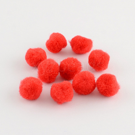 DIY Doll Craft Pom Pom Yarn Pom Pom Balls AJEW-S006-10mm-12-1