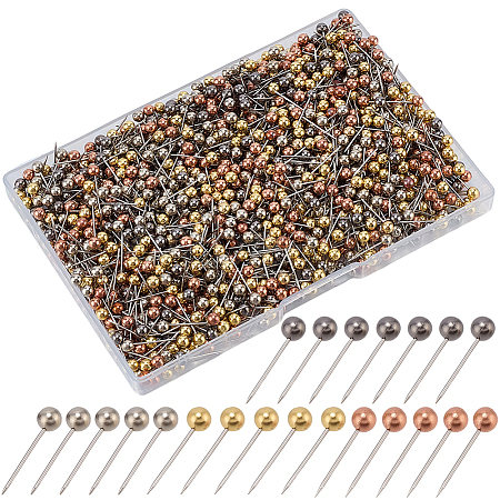 1Set 201 Stainless Steel Ball Head Pins DIY-SP0007-91M-1