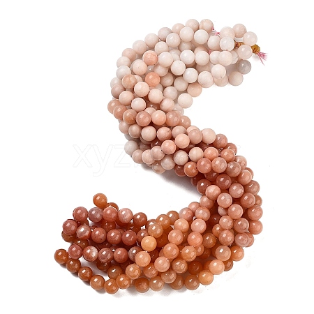 Natural Pink Aventurine Beads Strands G-B095-A02-02-1