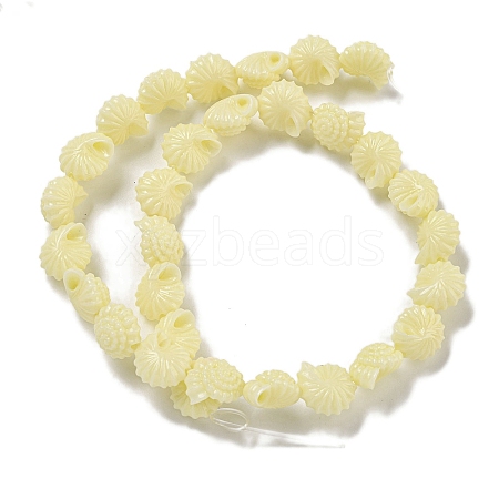 Synthetic Coral Carved Beads Strands CORA-I023-05A-1