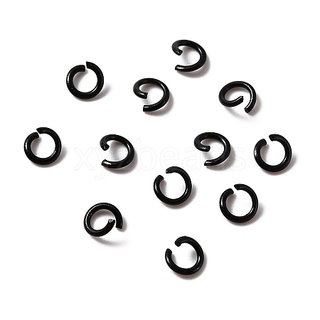 Zinc Alloy Open Jump Rings X-FIND-WH0014-79G-1