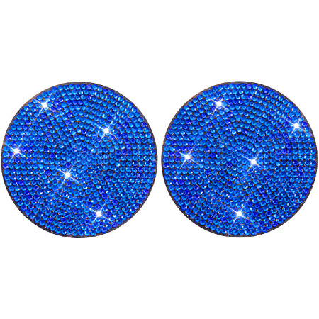 PVC Rhinestone Anti-slip Coaster PW-WGFA6AD-04-1