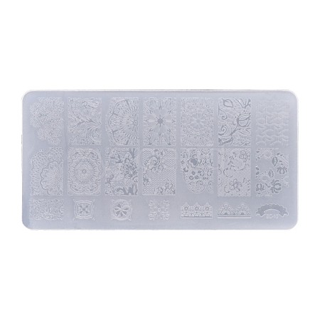 Polypropylene(PP) Nail Art Stamping Plates MRMJ-S051-001-14-1