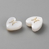 5Pcs Natural White Shell Beads BSHE-TAC0004-02B-2