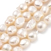 Natural Cultured Freshwater Pearl Beads Strands PEAR-P062-28B-1