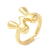 Brass Open Cuff Rings RJEW-U008-06W-G-1