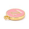 Golden Plated Alloy Enamel Charms ENAM-Q437-14Z-2