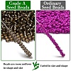 FGB 8/0 Grade A Round Glass Seed Beads SEED-Q007-3mm-F58-2
