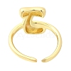 Rack Plating Brass Open Cuff Rings RJEW-S394-01G-J-3