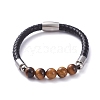 Unisex Leather Cord Bracelets BJEW-JB04852-02-1