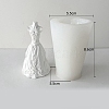 Goddess 3D Wedding Dress DIY Silicone Bust Portrait Candle Molds PW-WG63318-01-1