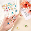 Craftdady 30pcs 15 colors Transparent Glass Pendants GLAA-CD0001-07-10