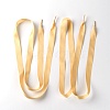 Flat Smooth Polyester Satin Shoelaces DIY-WH0265-05L-1