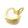 Brass with Enamel Pendants KK-D295-26G-02-2