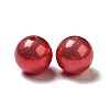 ABS Plastic Imitation Pearl Beads SACR-A001-02E-3