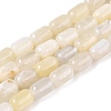 Natural White Moonstone Beads Strands G-G980-27-1