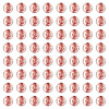 100Pcs Crackle Transparent Glass Beads GLAA-TADJ0001-12H-2