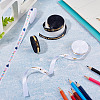 4 Styles Graduation Pattern Polyester Ribbon OCOR-TA0003-31-7