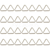 30Pcs Stainless Steel Triangle Ring Buckles STAS-DC0017-18-1