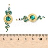304 Stainless Steel Enamel Pendants STAS-T076-07G-02-3