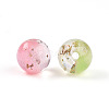 Two Tone Transparent Resin Beads RESI-N042-10mm-12-2