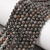 Natural Fluorescent Syenite Rock(Glow under UV Light) Beads Strands GG-NH0012-A01-4mm-2