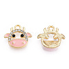 Eco-Friendly Zinc Alloy Charms FIND-N048-039C-NR-1