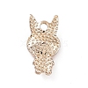 Alloy Rhinestone Pendants ALRI-C008-50LG-01-2