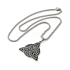 Non-Tarnish 304 Stainless Steel Pendant Necklaces NJEW-K253-09P-2