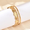 304 Stainless Steel Cuff Bangles for Women BJEW-B120-04G-03-2