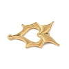304 Stainless Steel Bat Wings Heart Links Connector Charms X-STAS-S186-13G-2