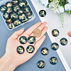 48pcs 12 Style Glass Cabochons GLAA-AR0001-11-3
