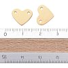 Ion Plating(IP) 304 Stainless Steel Stamping Blank Tag Pendants STAS-I311-17B-G-4