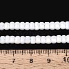 Electroplate Opaque Glass Beads Strands EGLA-N022-09A-C05-4