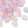 Gradient Color Transparent Acrylic Beads OACR-M023-04G-1