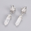 Natural Quartz Crystal Pendants G-L512-M04-2