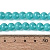 Transparent Glass Imitation Cat Eye Beads Strands GLAA-Q110-01B-07-4
