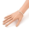 Natural Pearl Beads Stretch Bracelets BJEW-JB05539-04-4