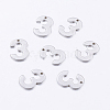 Tarnish Resistant 304 Stainless Steel Pendants STAS-F128-01P-3-1