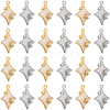 32Pcs 2 Colors Alloy Enamel Pendants ENAM-SC0005-63-1